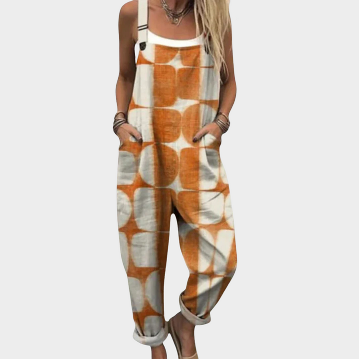 Cléophée | salopette motif solaire rétro