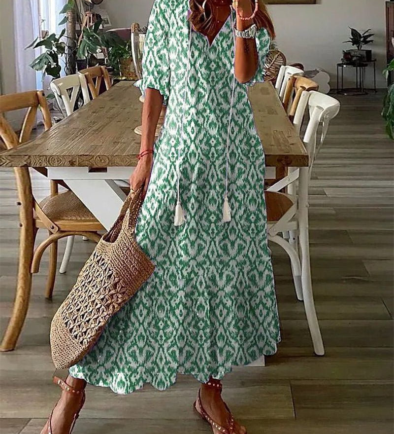 LUNA | ROBE MIDI DE STYLE BOHO SANS EFFORT