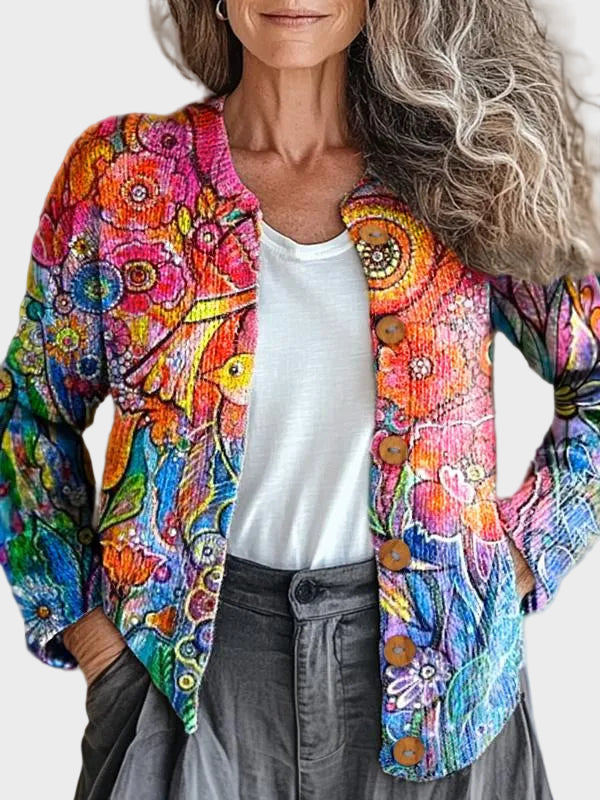Imogen™ – Gilet artistique coloré