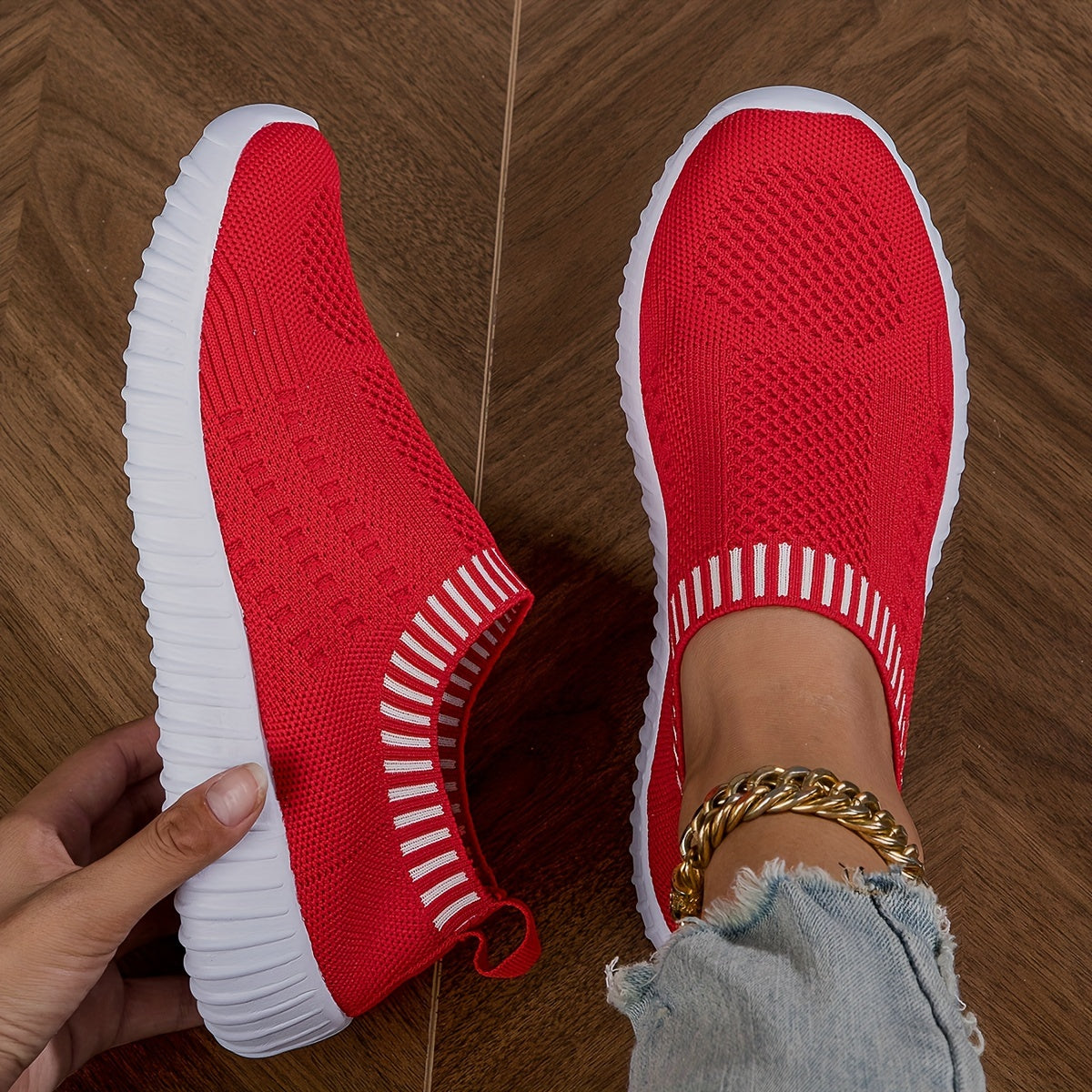 Baskets chaussettes ultra légères antidérapantes