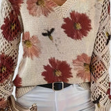 Bronwen | Pull en Dentelle Fleurie