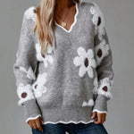 Belinha – Blouse élégante col V à imprimé fleuri – photo 5