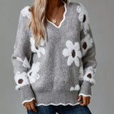 Belinha – Blouse élégante col V à imprimé fleuri – photo 5