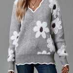 Belinha – Blouse élégante col V à imprimé fleuri – photo 6
