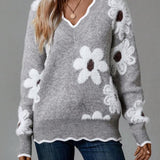 Belinha – Blouse élégante col V à imprimé fleuri – photo 6