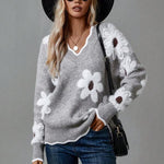Belinha – Blouse élégante col V à imprimé fleuri – photo 4