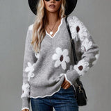 Belinha – Blouse élégante col V à imprimé fleuri – photo 4