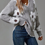 Belinha – Blouse élégante col V à imprimé fleuri – photo 7