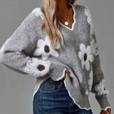 Belinha – Blouse élégante col V à imprimé fleuri – photo 2