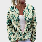 Francisca – Gilet fleuri d'automne