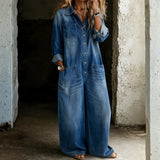 Juliette - Combinaison Décontractée Confortable | Total Look Denim