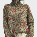Érica – Pull en maille au motif artistique