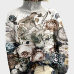 Susana – Pull en maille au motif artistique