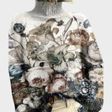 Susana – Pull en maille au motif artistique
