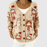 Perrine | Cardigan en tricot à boutons confortable
