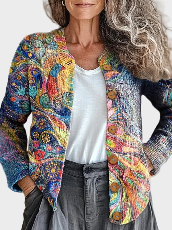 Kaleidra™ – Gilet artistique multicolore