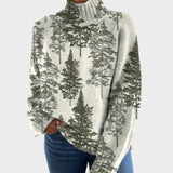 Nádia – Pull en maille au motif artistique