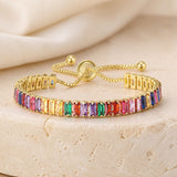 Refined Zirconia Tennis Bracelet