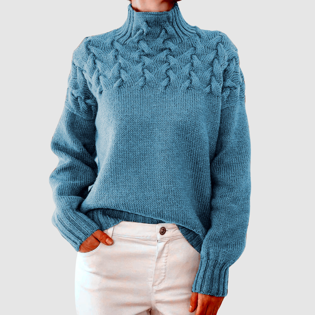 Štěpánka – Pull chaud à col montant