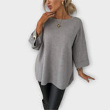 Isabella - Blouse en tricot blanche élégante