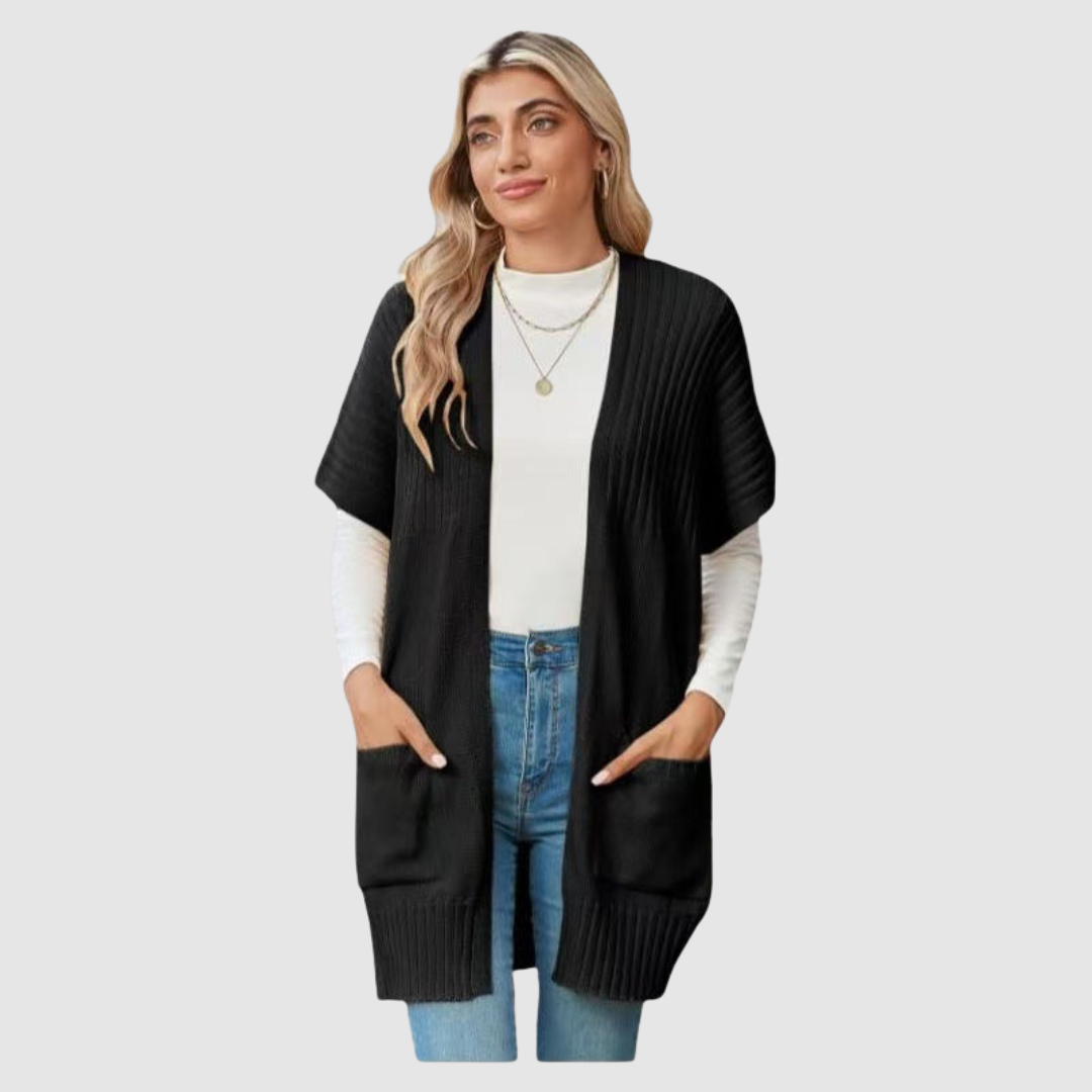 Jasmína – Gilet torsadé léger