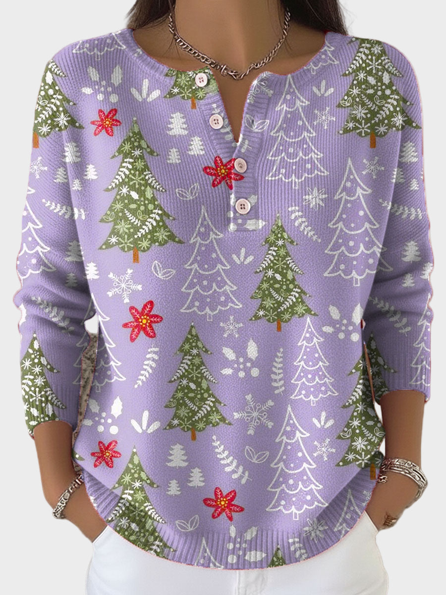 Iris – Pull de Noël boutonné – photo 3