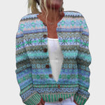 Isabel – Gilet fleuri d'automne