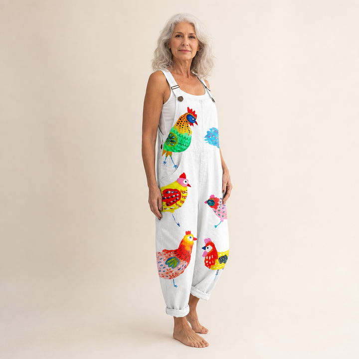 Rosalie | salopette volatiles artistiques