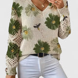 Bronwen | Pull en Dentelle Fleurie