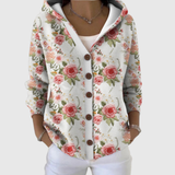 Tiphaine | Cardigan en tricot confortable avec capuche