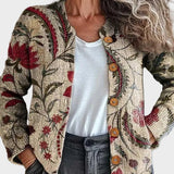 Pearla™ – Gilet à imprimé floral botanique