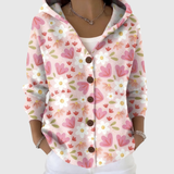 Rolande | Cardigan en tricot confortable avec capuche