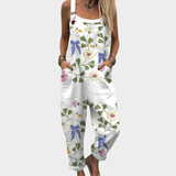Madeleine | salopette cygne floral délicat