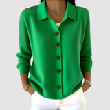 Millie | Cardigan à Col Boutonné Raffiné