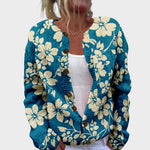 Mariana – Gilet fleuri d'automne
