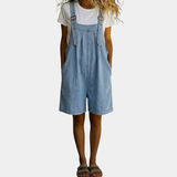 Manon - Combinaison en Denim avec Touche Douce de Coton | Effet Stylisant
