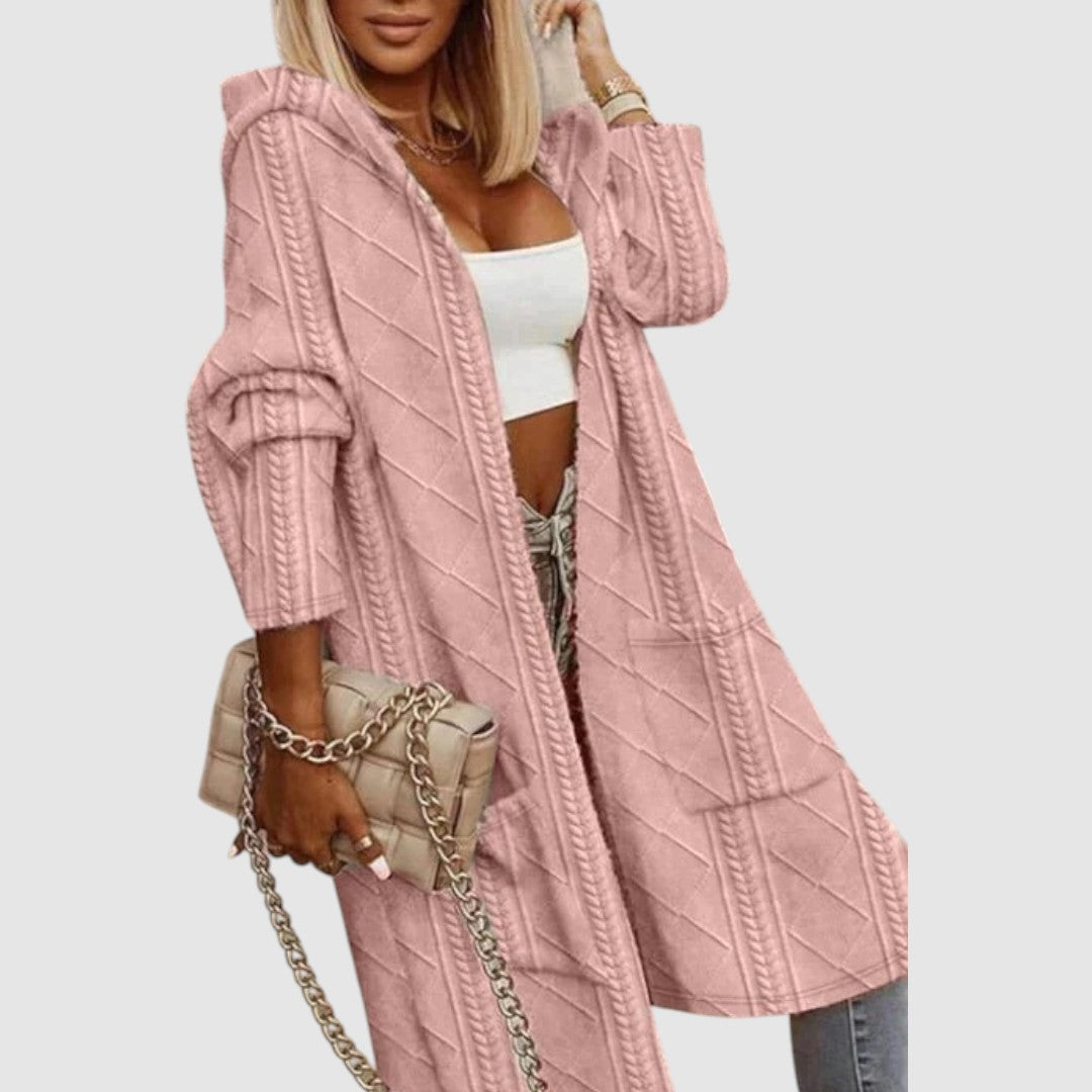 Lucie – Gilet long à capuche – photo 3
