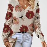 Bronwen | Pull en Dentelle Fleurie