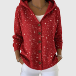 Pull en maille à capuche