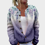 Inês – Gilet fleuri d'automne