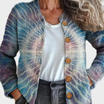 Roswyn™ – Gilet douillet à imprimé multicolore