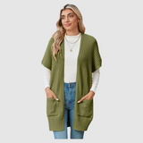 Jasmína – Gilet torsadé léger – photo 4