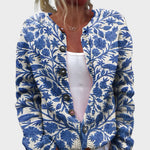 Benedita – Gilet fleuri d'automne