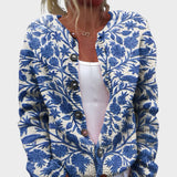 Benedita – Gilet fleuri d'automne