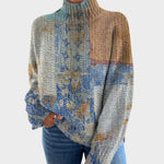 Noélia – Pull en maille à motif artistique