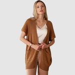 Jasmína – Gilet torsadé léger – photo 5
