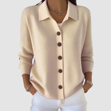 Millie | Cardigan à Col Boutonné Raffiné