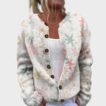 Leonor – Gilet fleuri d'automne