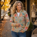 Xanthe – Gilet à imprimé fleuri vintage – photo 2