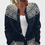 Matilde – Gilet fleuri d'automne